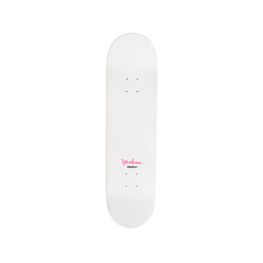 Yeokaa for PROGRESS® "Mirror Selfie" Skate Deck White (2018)