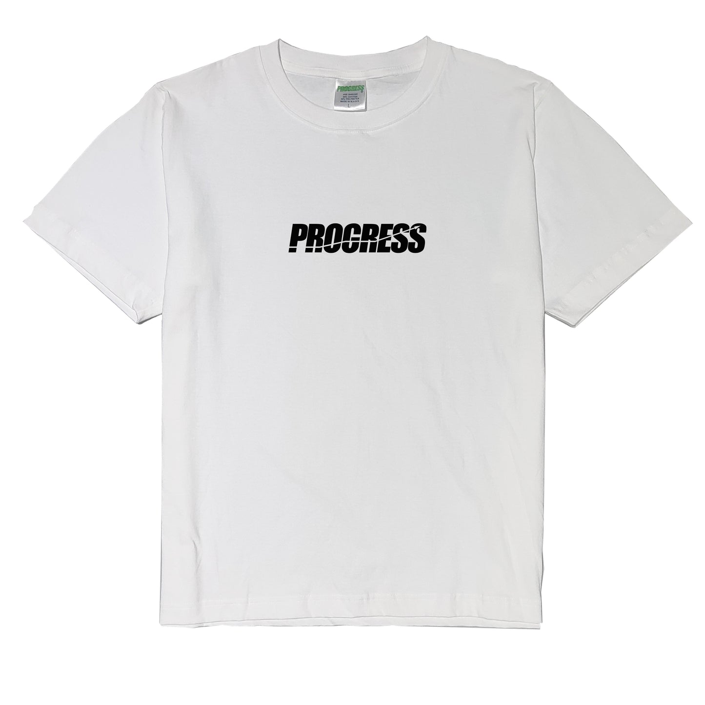 PROGRESS® Logo Tee Black on White