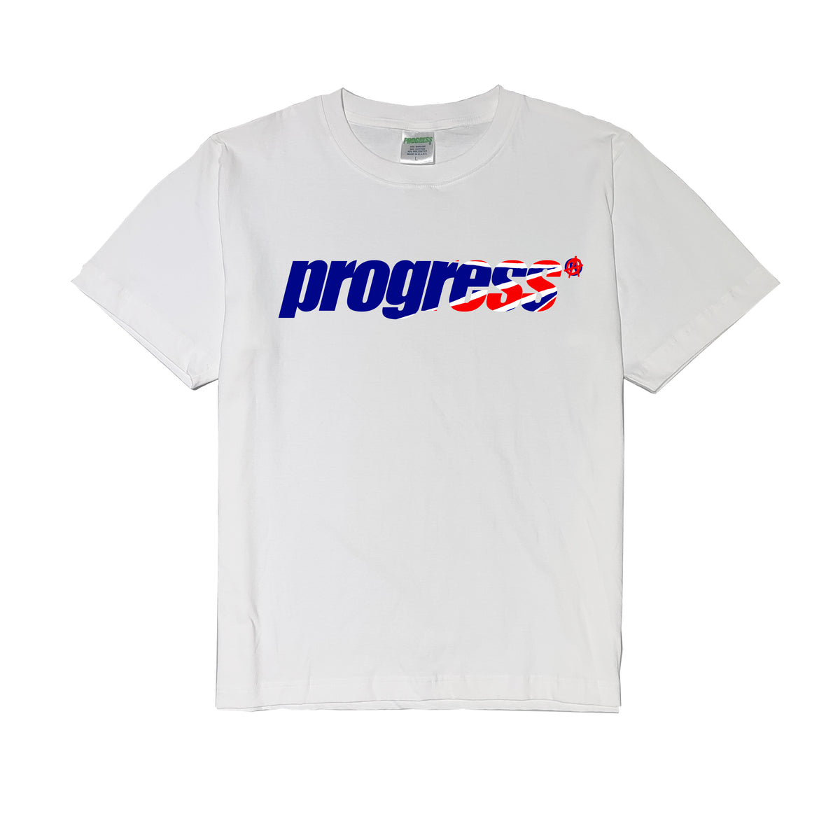 PROGRESS® 13.5 Logo Tee "UK '76" White (Regular Tee)