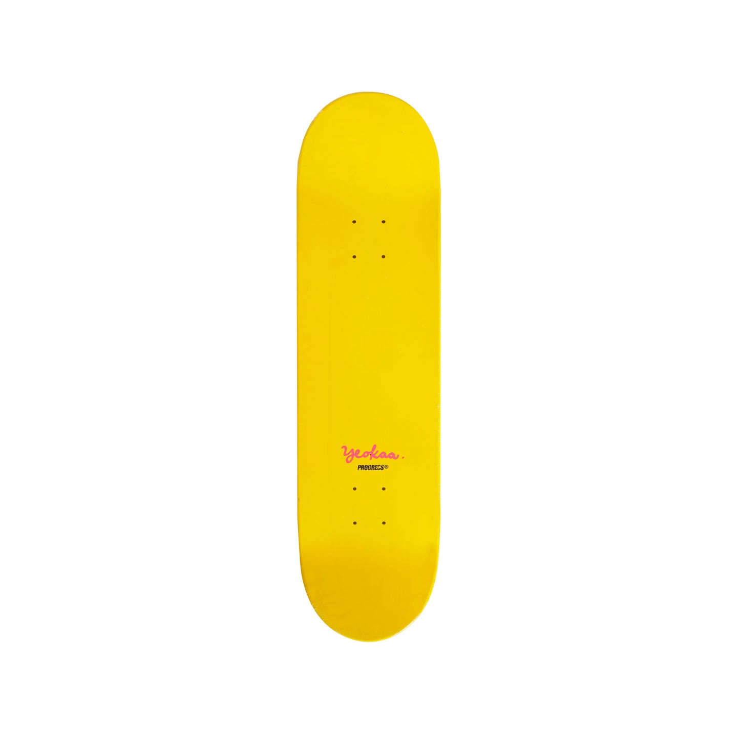 Yeokaa for PROGRESS® "Mirror Selfie" Skate Deck Yellow (2018)