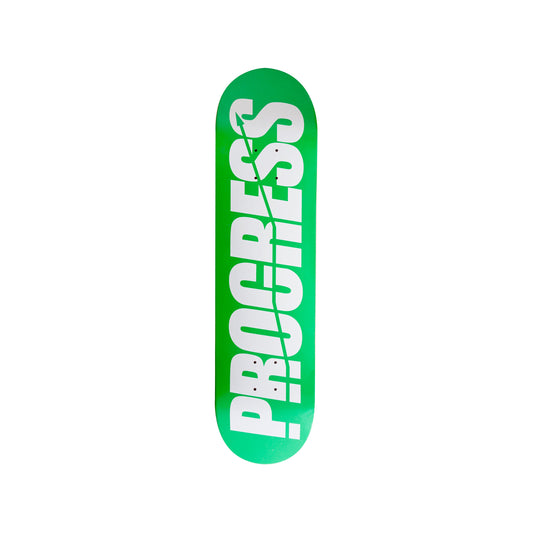 PROGRESS® Logo Skate Deck Green