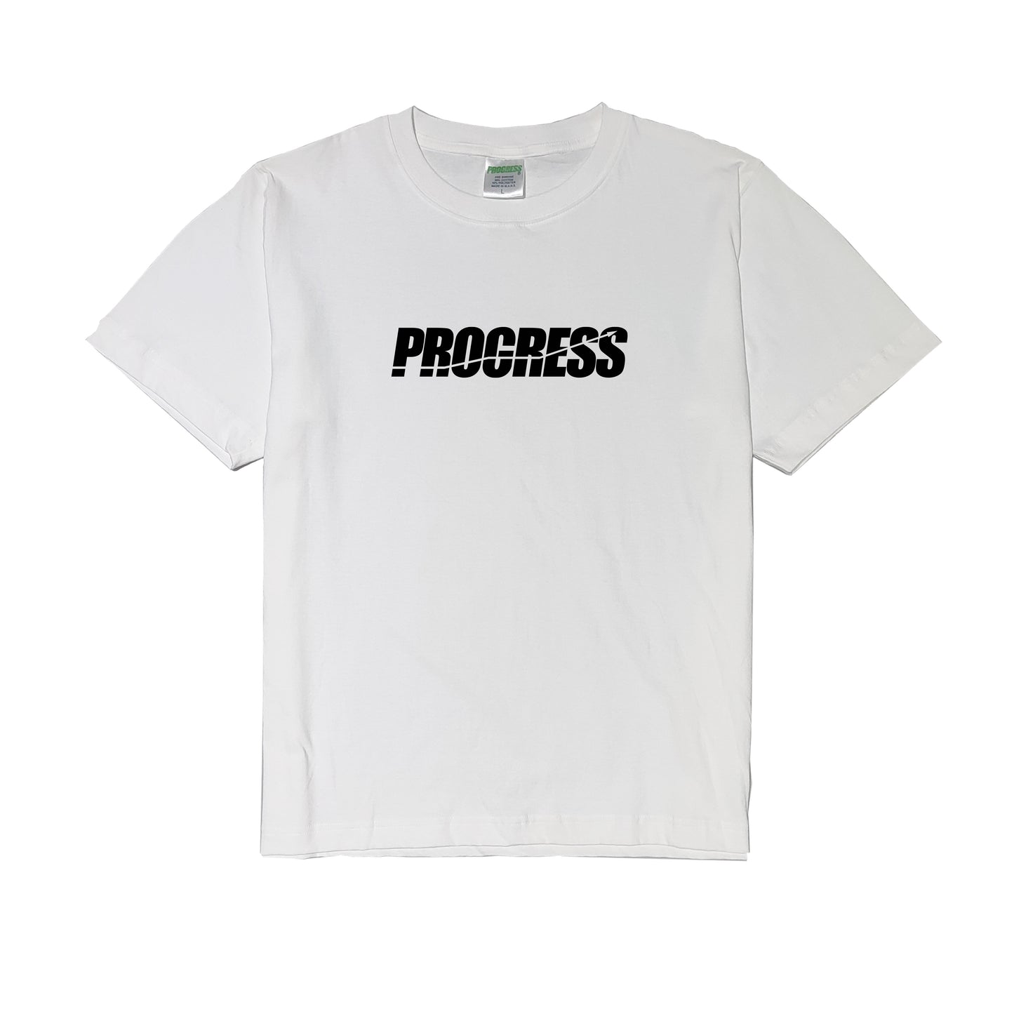 PROGRESS® Logo Tee Black on White
