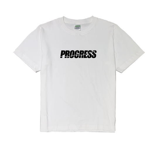 PROGRESS® Logo Tee Black on White