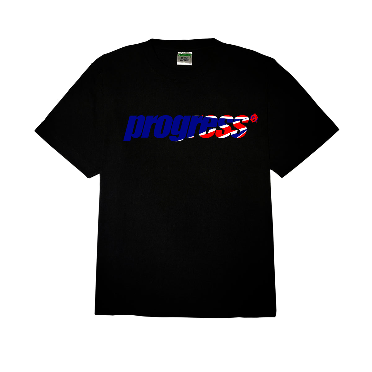 PROGRESS® 13.5 Logo Tee "UK '76" Black (Box Tee)