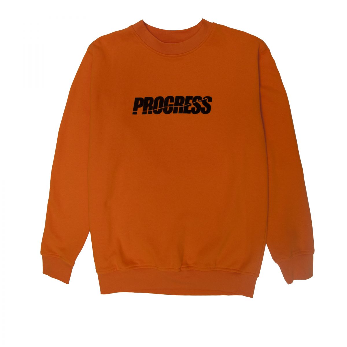 LOGO FELT ORANGE SWEATER
