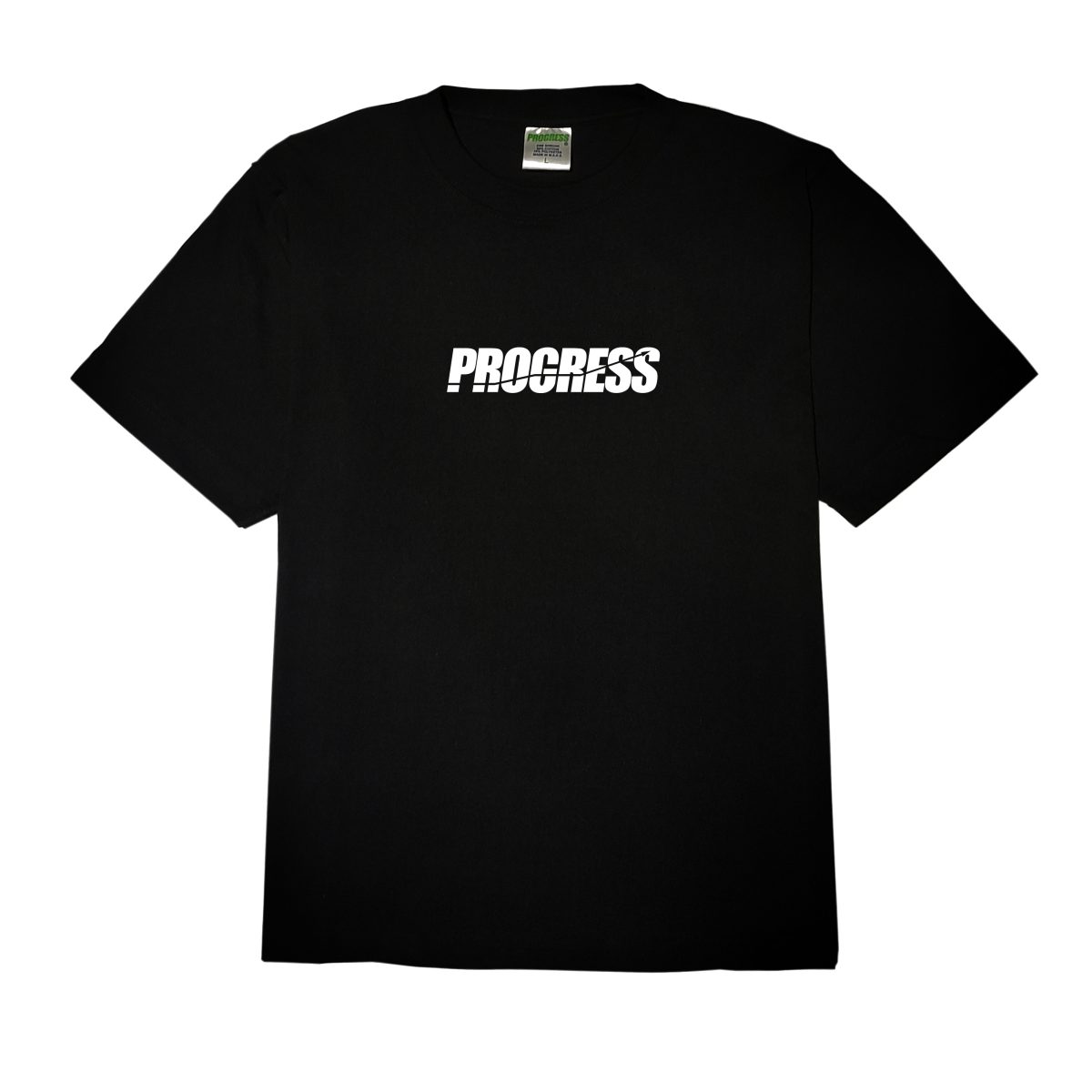 LOGO TEE WHITE ON BLACK